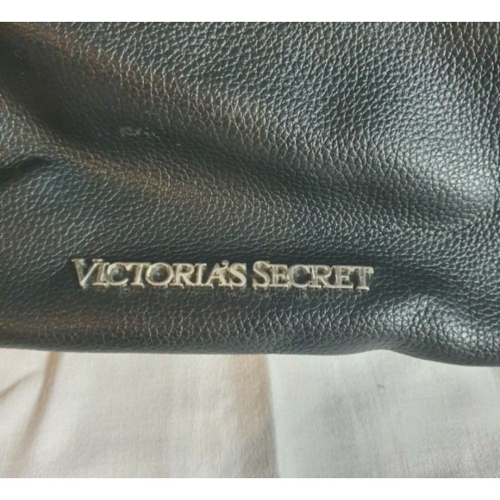 Victoria's Secret Fringe Black Backpack 14x14x6 Purse Bag Girls Women - Picture 3 of 4